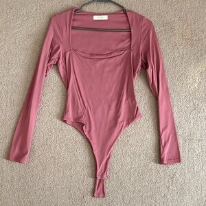 Cider Mauve Long Sleeve Bodysuit